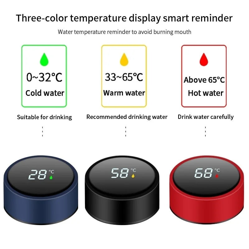 Garrafa Térmica de Inox Led Digital - ThermaLED